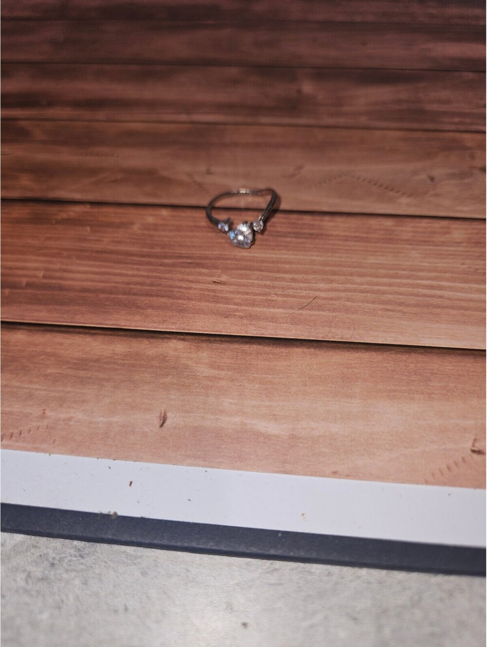 Size 6.5 heart ring marked .925